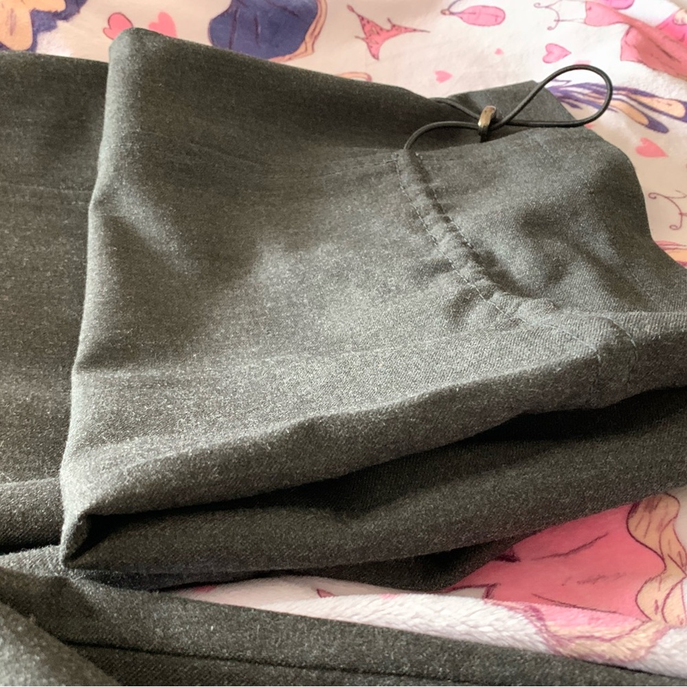 GSTQ Women’s Pants Woven Bungee Soft Grey XL NWT - Picture 5 of 9